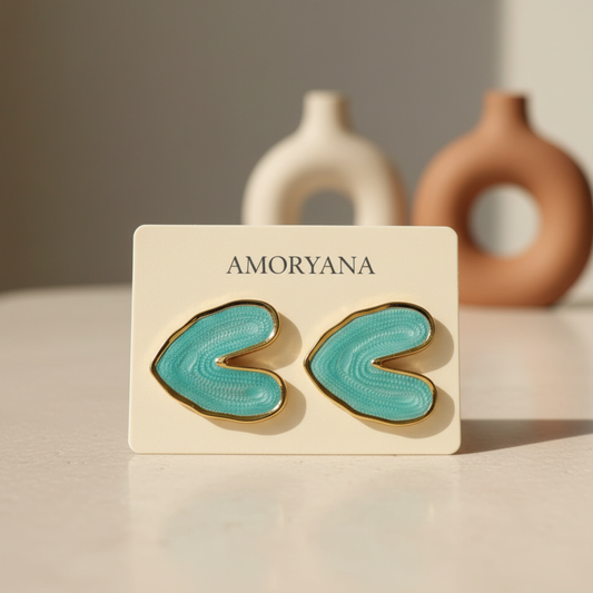 Azure Hearts Earrings